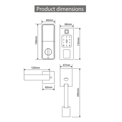 8002-2021 Intelligent door lock series