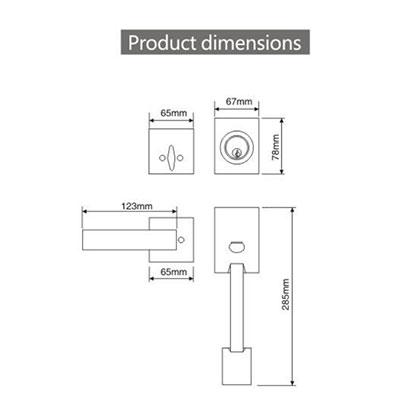 8002 Mechanical door lock series