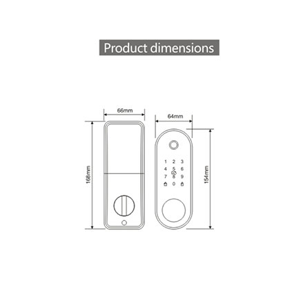 5031 Intelligent door lock series