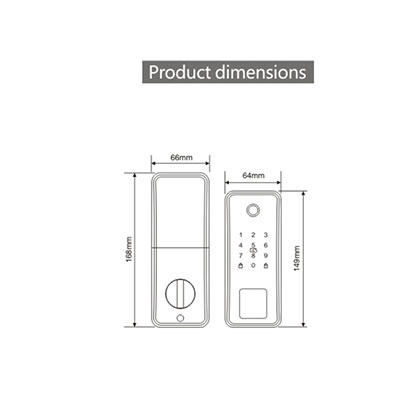 5051 Intelligent door lock series