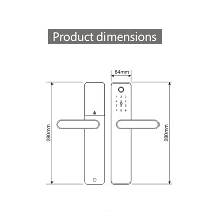 3041 Intelligent wooden door lock series