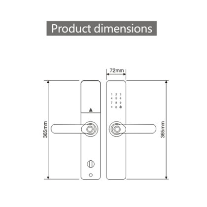 6021 Intelligent anti-theft door lock series